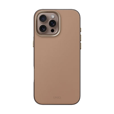 UNIQ Hybrid Lyden DS Magclick Charging Case For Apple iPhone 16 Pro - Natural/Flint Grey