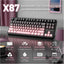ATTACK SHARK X87 Tri-Mode Gasket Mechanical Gaming Keyboard With Strawberry Switch - Blackberry