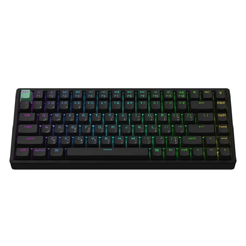 Keychron K2 HE RGB Wireless Mechanical Gaming Keyboard With Magnetic Switch - Arabic layout / Black