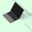 Pawa Portable Foldable Wireless Keyboard With Touchpad - Black/Grey
