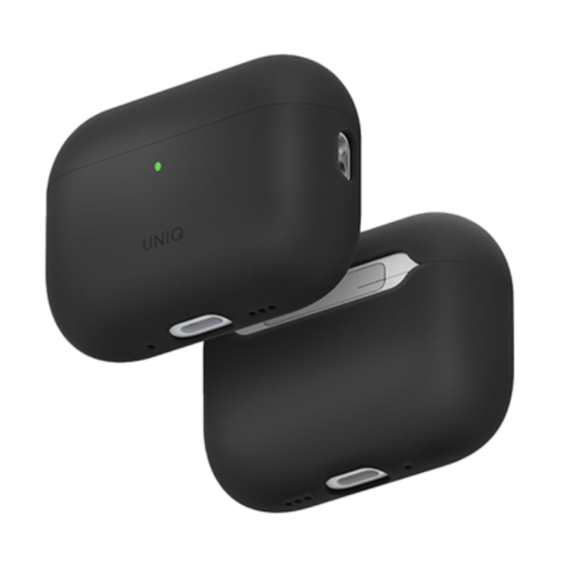 UNIQ Lnio ايربودز حافظة  ابل ايربودز برو الجيل ) / Charcoal رمادي