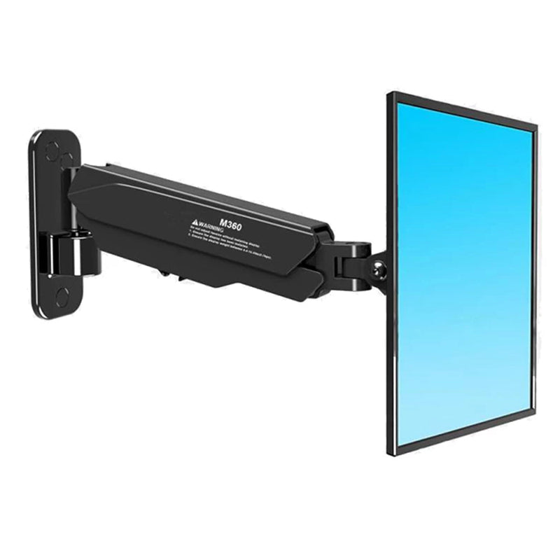 KALOC M360 17-35 inch LCD/LED Monitor Single Arm Wall Mount Stand - Black