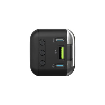 GOUI Flash Power Bank - 10,000mAh / USB-A / USB-C / Black
