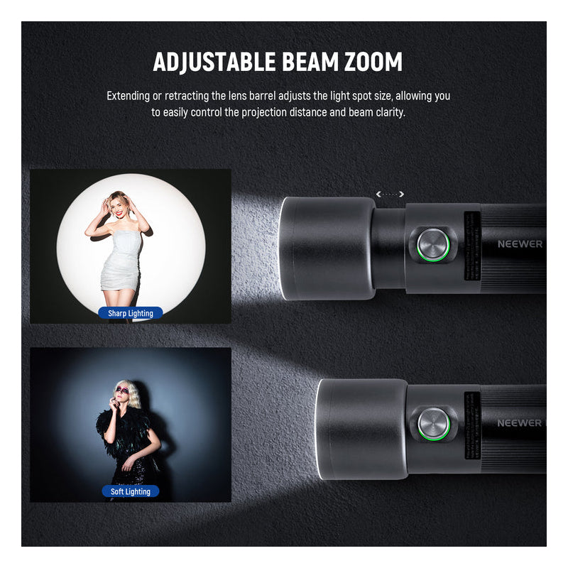 NEEWER BASICS FL10 Portable Photography Flashlight - 10W / 7500mAh