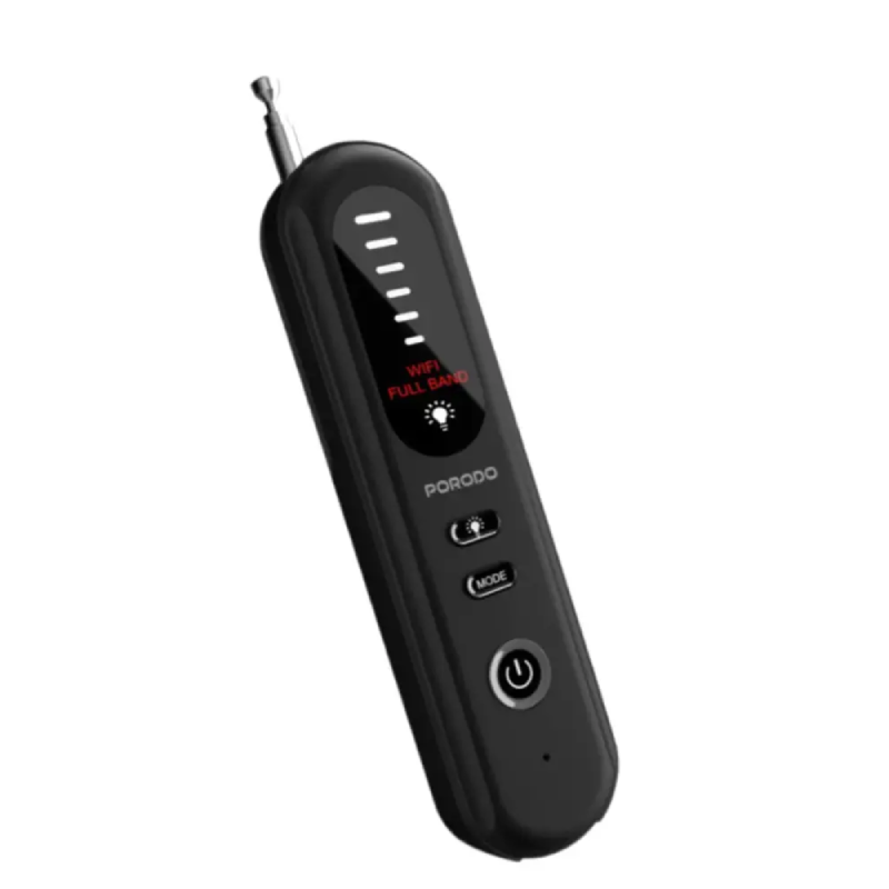 Porodo Spyguard Wireless Signal and Camera Detector - Black