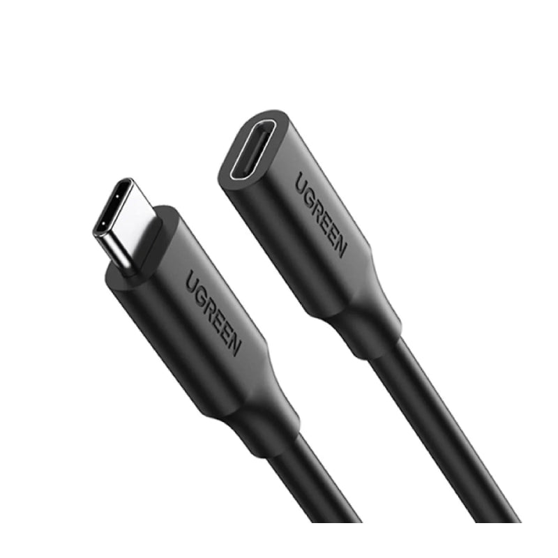 UGREEN USB-C/M to USB-C/F Gen2 5A Extension Cable - 1 Meter / Black