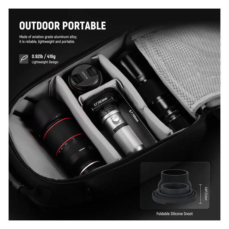 NEEWER BASICS FL10 Portable Photography Flashlight - 10W / 7500mAh
