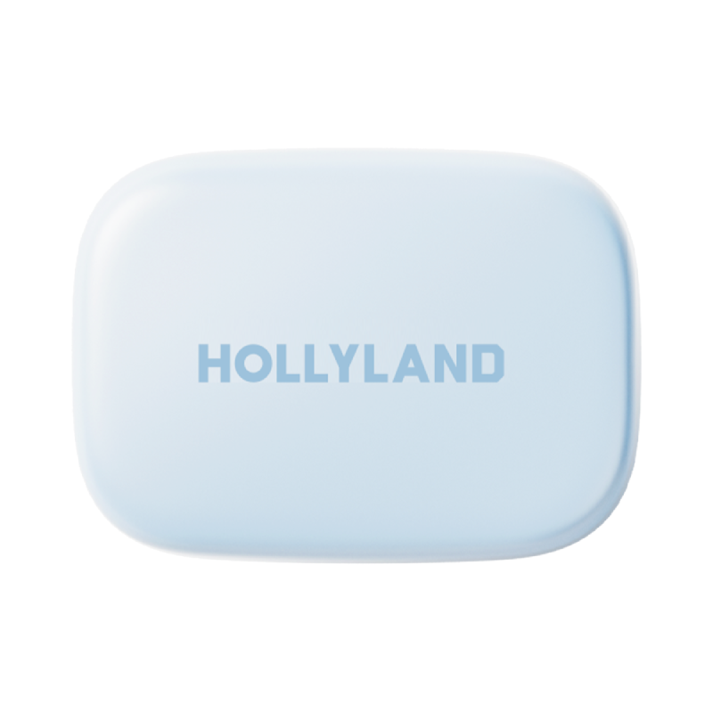 HOLLYLAND LARK A1 Combo 2-Person Wireless Microphone System - USB-C / Lightning / Sky Blue