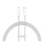 Baseus Dynamic Series Fast Charging Data Cable - 1M / USB-C / Lightning / 20W / White