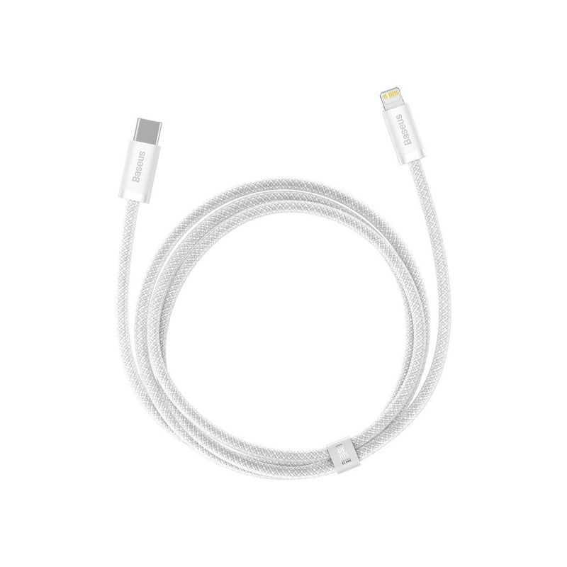 Baseus Dynamic Series Fast Charging Data Cable - 1M / USB-C / Lightning / 20W / White