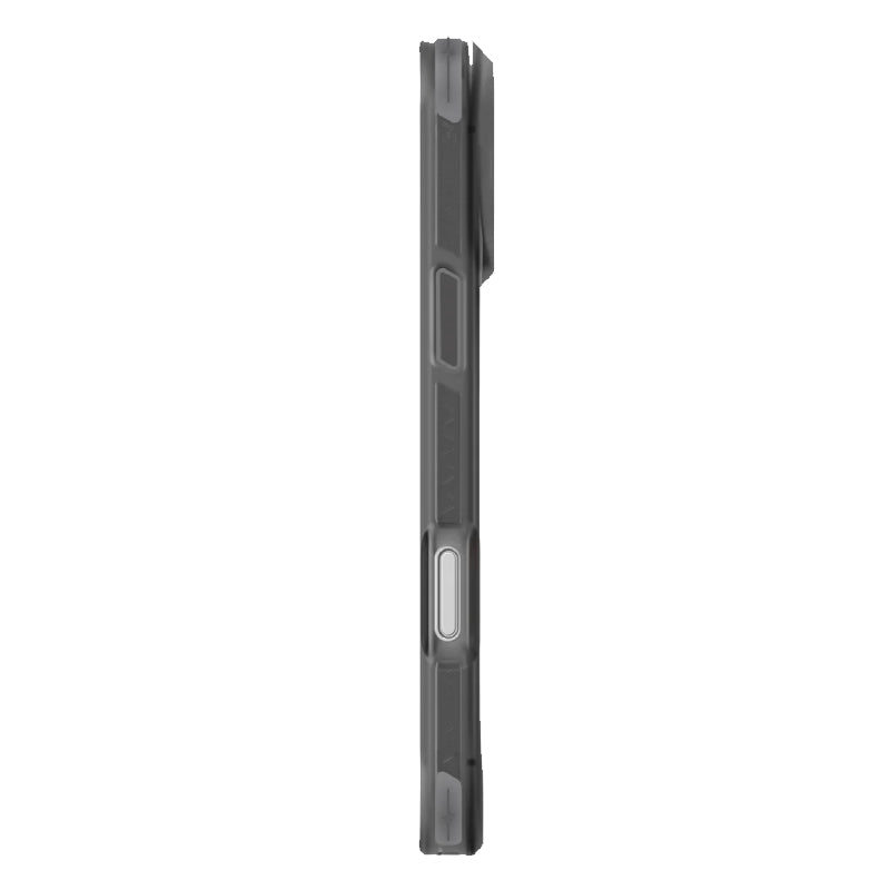 Uniq Hybrid Combat Active Magclick Charging Case For Apple iPhone 17 Pro - Frost Smoke/Orange