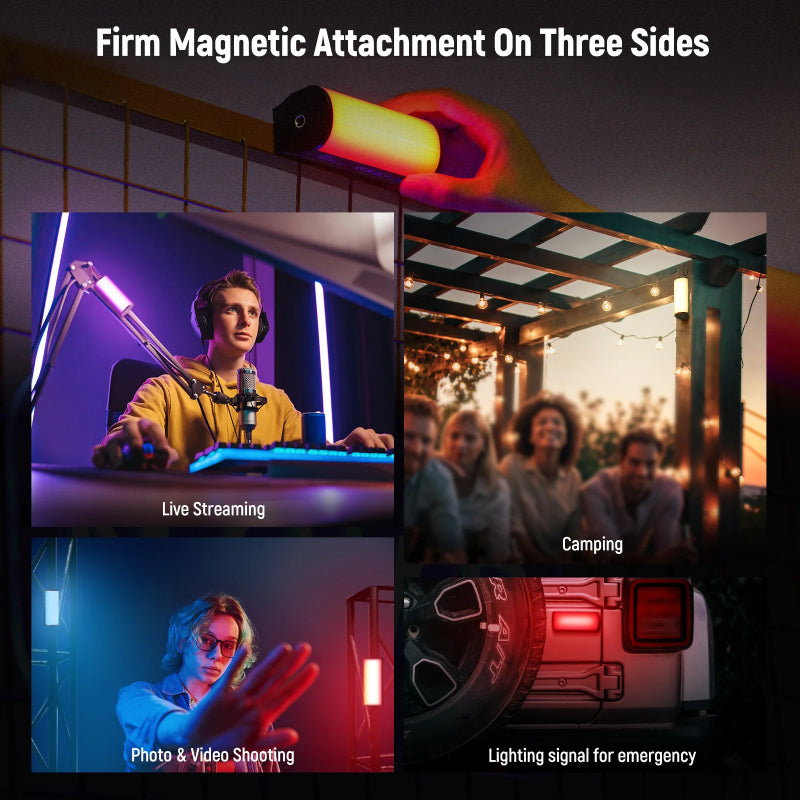 NEEWER BASICS TL96 RGB Magnetic Handheld Light Wand - 2500mah / 6W