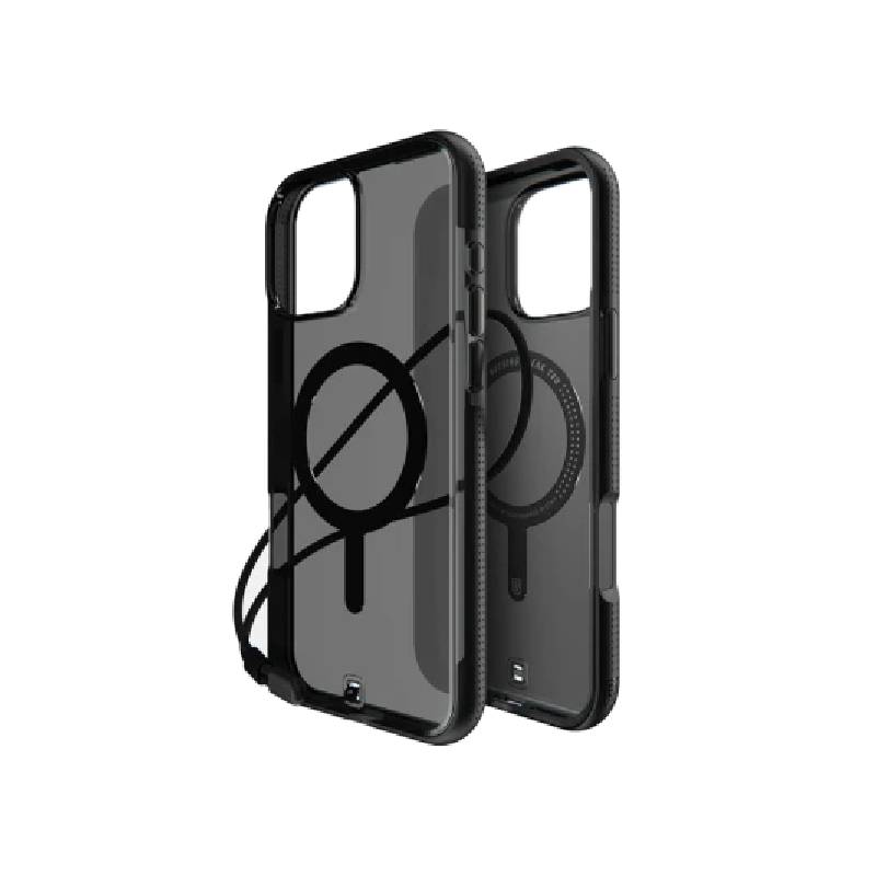 BodyGuardz Ace Pro With Magsafe Case for Apple iPhone 16 Pro Max - Smoke Black