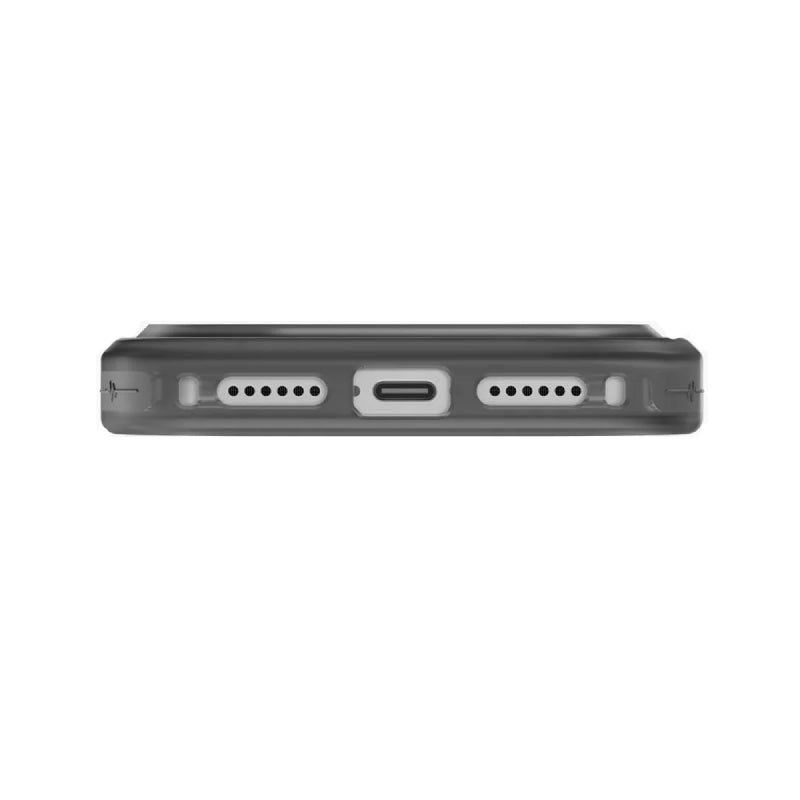 Uniq Hybrid Combat Active Magclick Charging Case For Apple iPhone 17 Pro - Frost Smoke/Orange