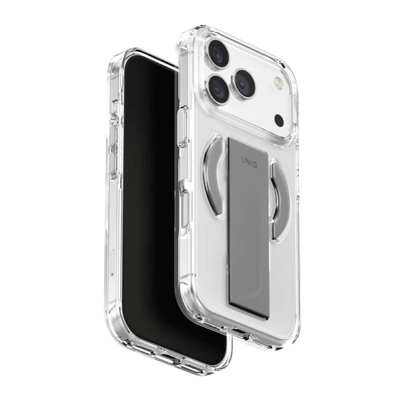 Uniq Hybrid Heldro Air Magclick Charging Case For Apple iPhone 17 Pro - Lucent Clear