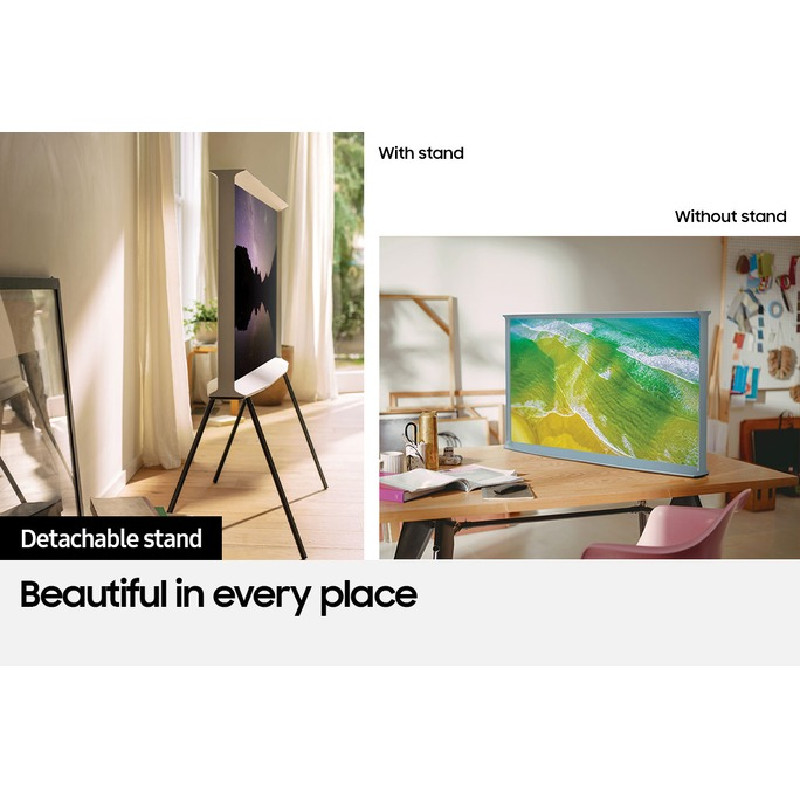 Samsung Serif QLED 4K Smart TV - 55" QLED / 100Hz / Wi-Fi / USB / HDMI - Smart TV