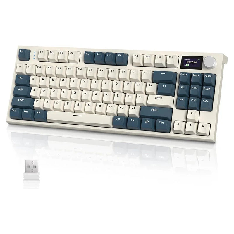 ATTACK SHARK K86 Tri-Mode RGB Gasket Structure Gaming Keyboard With Blue Whale Switch - Timing Machine