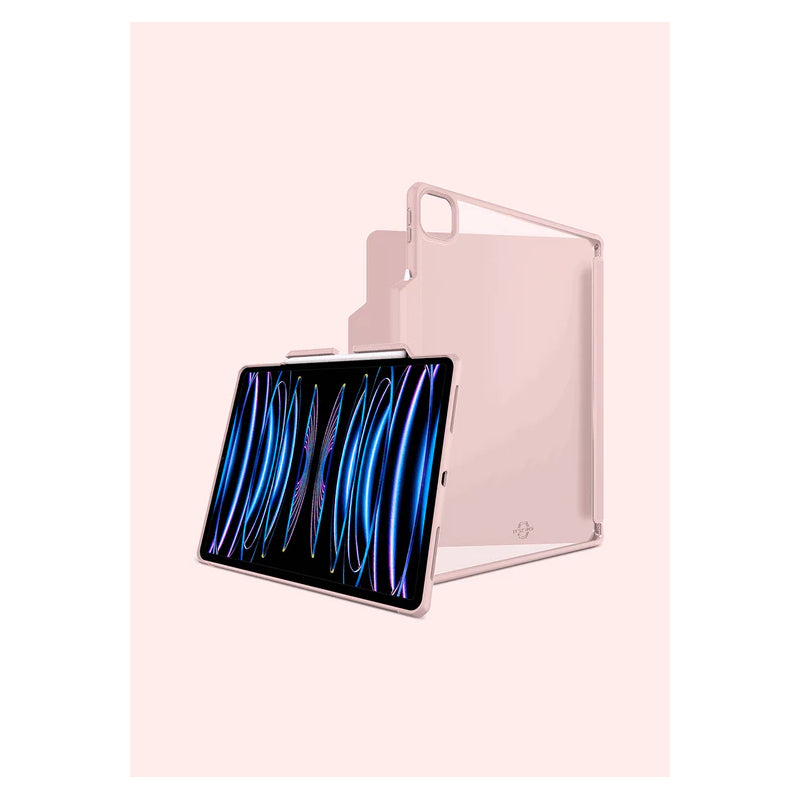 Itskins Hybrid Solid Folio Case - Apple iPad Pro 12.9-inch / Pink