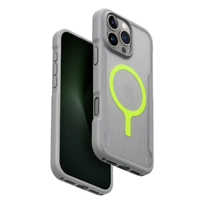 UNIQ Hybrid Combat Active Magclick Charging Case For Apple iPhone 16 Pro Max - Stone Grey