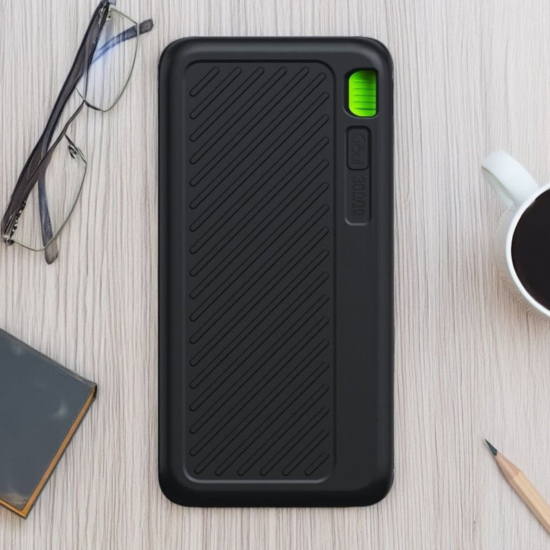 GOUI Singi Power Bank - 30,000mAh / USB-A / USB-C / Black