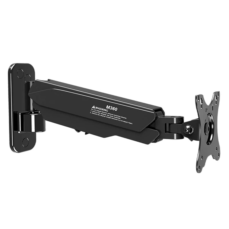 KALOC M360 17-35 inch LCD/LED Monitor Single Arm Wall Mount Stand - Black