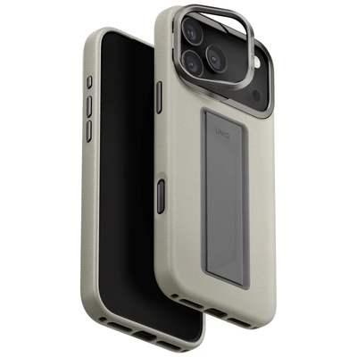 UNIQ Hybrid Heldro Pro Magclick Charging For Apple iPhone 17 Pro Max - Clay
