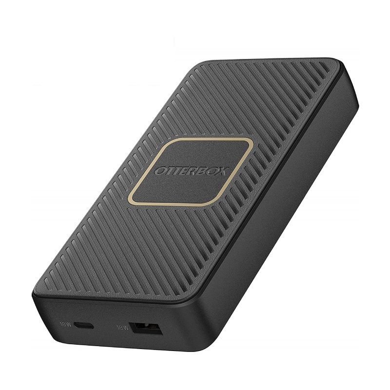 OtterBox Power Bank 15K MAH USB A&C 18W USB-PD + WIRELESS 10W / Black - (Warehouse Packed)