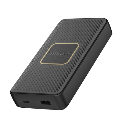 OtterBox Power Bank 15K MAH USB A&C 18W USB-PD + WIRELESS 10W / Black - (Warehouse Packed)