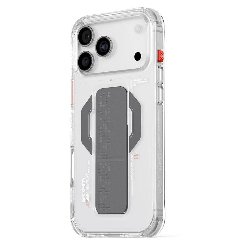 SKINARMA HAXA HAXA Mag-Charge مع مقبضحافظة لـ ابل ايفون 17 برو ماكس - شفاف اكسسوارات > هواتف  تابلت >