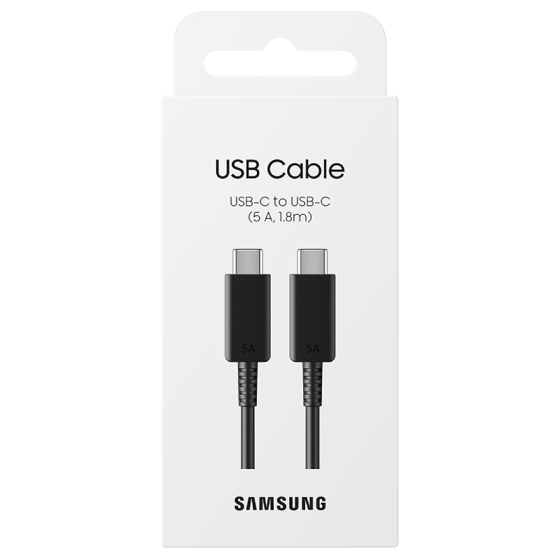 Samsung USB-C to USB-C Cable - 1.8 M / 5A / Black