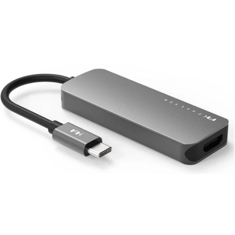 Feeltek 4-in-1 Portable USB Type C Hub - Grey