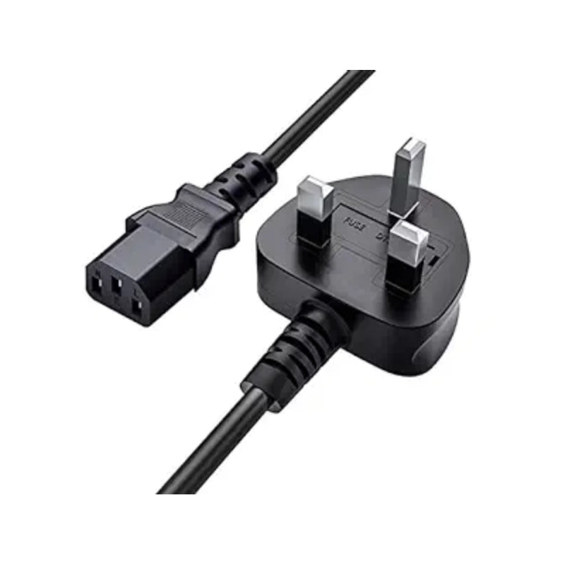 Power Cable 3 Pin - Black