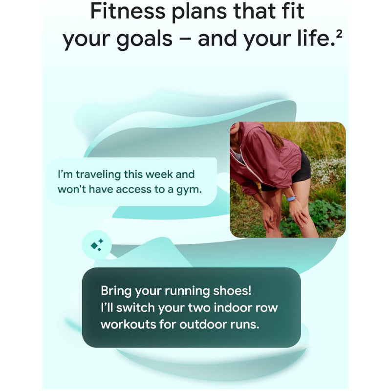 Google Fitbit Air Smart Screenless Fitness Tracker - Bluetooth / Obsidian