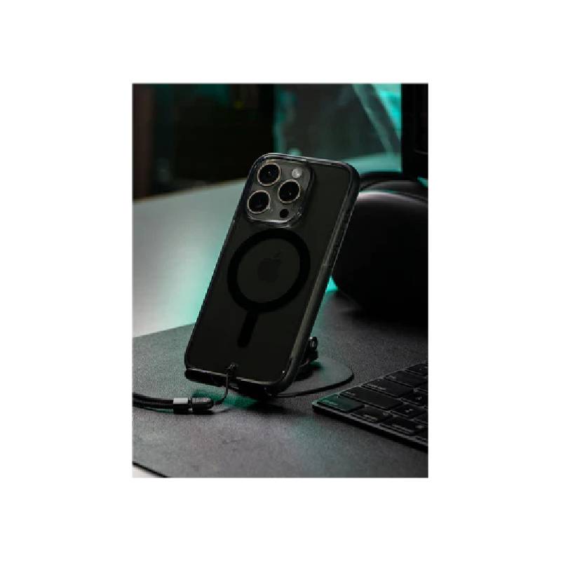 BodyGuardz Ace Pro With Magsafe Case for Apple iPhone 16 Pro Max - Smoke Black