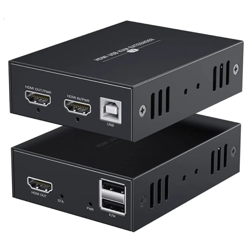 OEM KVM IP Extender HDMI Up to 200M - Black