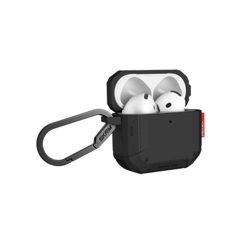 SKINARMA Mecha CE Case - Apple AirPods 4 / Black