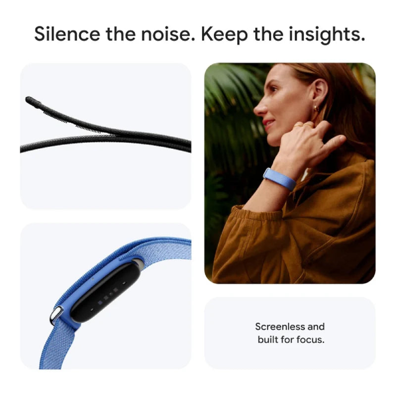 KingSmith C2 Foldable Walking Pad - 1 HP / 0.5 - 3.7MPH / Blue + Google Fitbit Air Smart Screenless Fitness Tracker - Bluetooth / Lavender - Bundle Offer