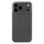 Levelo Fiora MagSafe Magnetic Silicone Case For Apple iPhone 18 Pro Max / Apple iPhone 17 Pro Max - Black