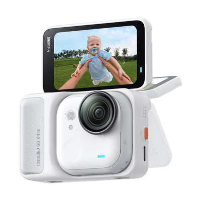قياسي Insta360 جو ألترا قياسي - 50 ميجابكسل / 1450 مللي أمبير في الساعة / بلوتوث  واي-فاي  أبيض قطبي