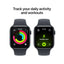 Apple Watch Series SE 3 - OLED / 64GB / 40mm / Bluetooth / Wi-Fi / Medium/Large / Midnight Aluminium Case With Midnight