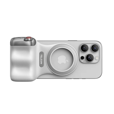 TELESIN Fun Shot Magnetic Grip - 130mAh / White