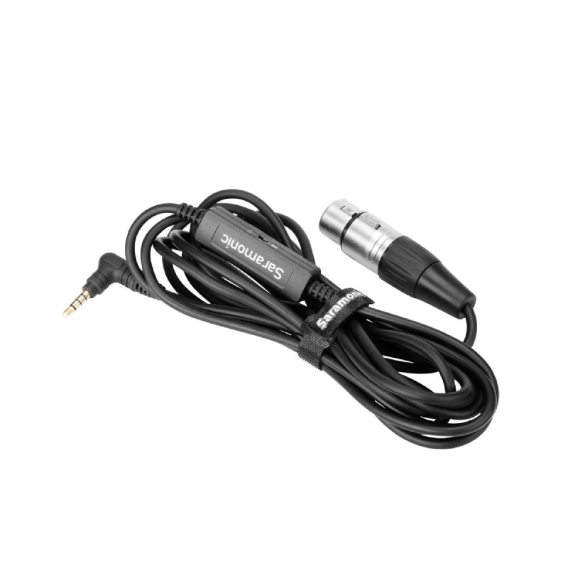 Saramonic SR-XLR35 Microphone Cable For Connecting Professional XLR Mics - 3 Meter / Black