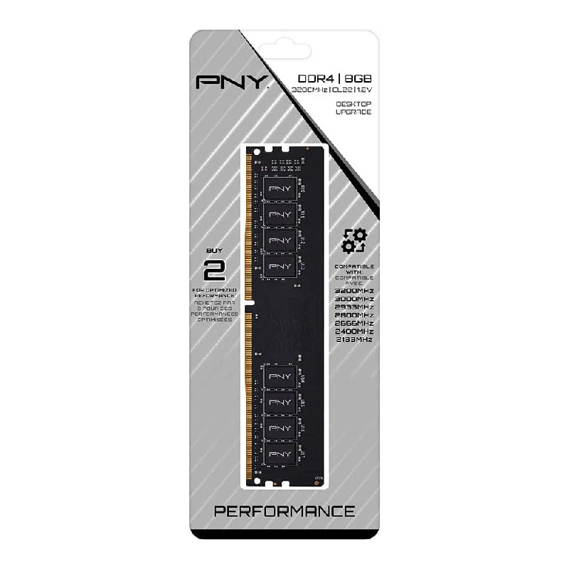 PNY Desktop Memory - 8GB / DDR4 / 3200MHz