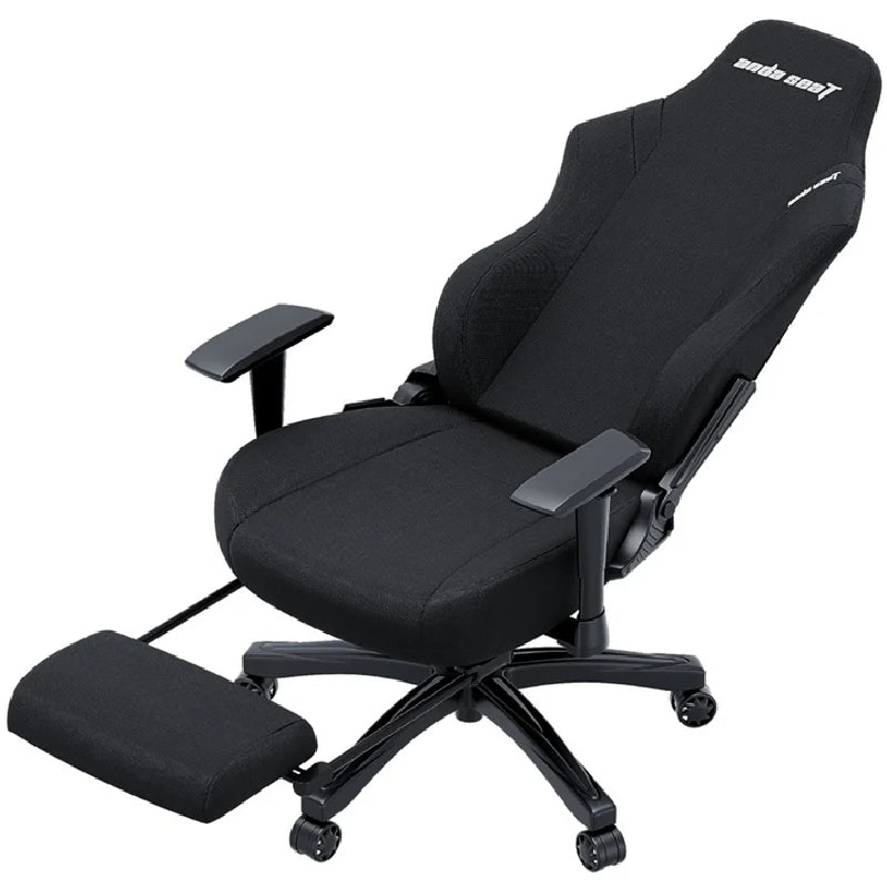 Andaseat Luna PRO Series Gaming Chair with Footrest - Black