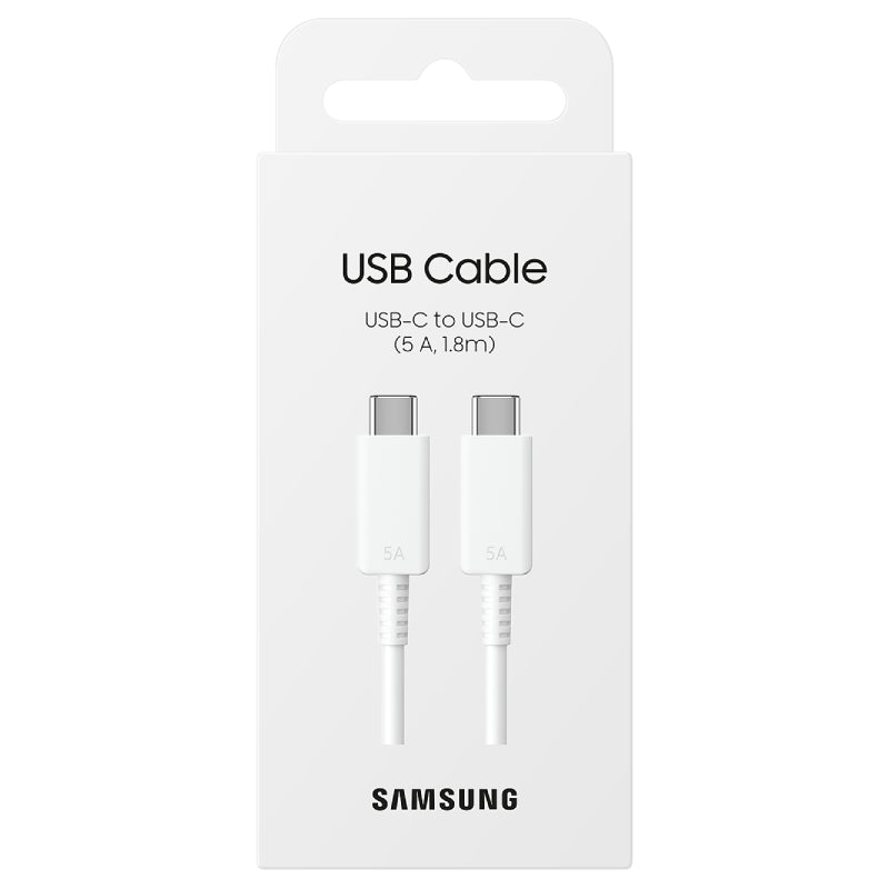 Samsung USB-C to USB-C Cable - 1.8 M / 5A / White