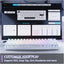 ATTACK SHARK X68 HE Wired Mode RGB Gaming Rapid Trigger Keyboard With Magnetic Switch - White
