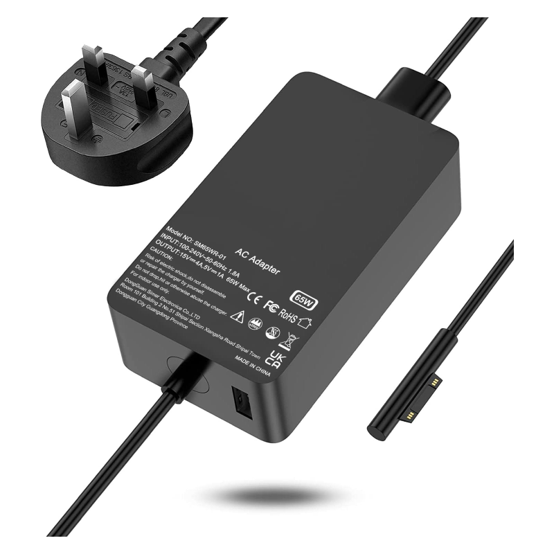 Microsoft Surface Power Adapter - 65 W / Black