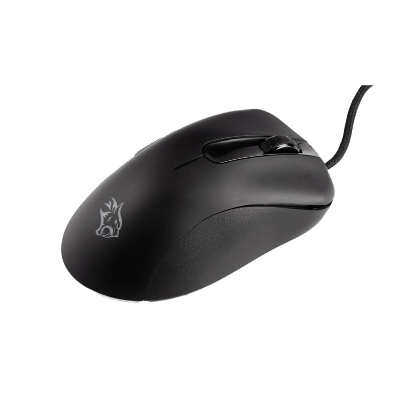 Porodo Gaming Black Hawk 8D Wired Gaming Mouse - Black