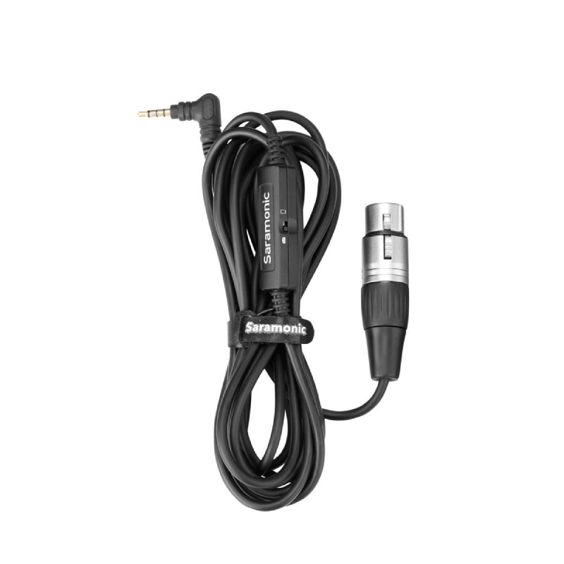 Saramonic SR-XLR35 Microphone Cable For Connecting Professional XLR Mics - 3 Meter / Black