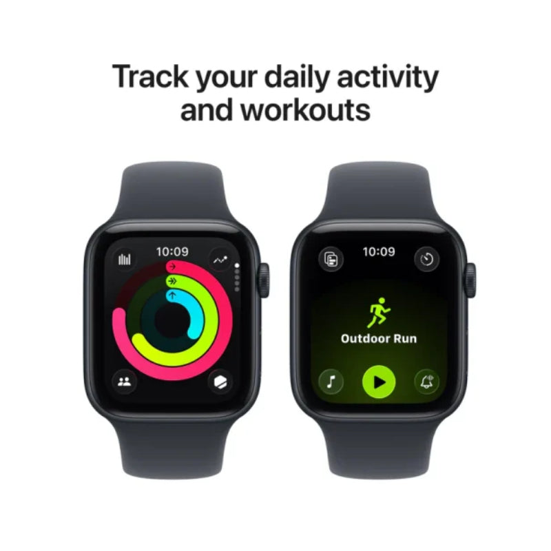 Apple Watch Series SE 3 - OLED / 64GB / 44mm / Bluetooth / Wi-Fi / Medium/Large / Midnight Aluminium Case With Midnight